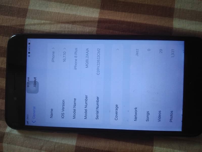 Apple iphone 8 plus 64Gb Jv official pta approved Sim Working 2