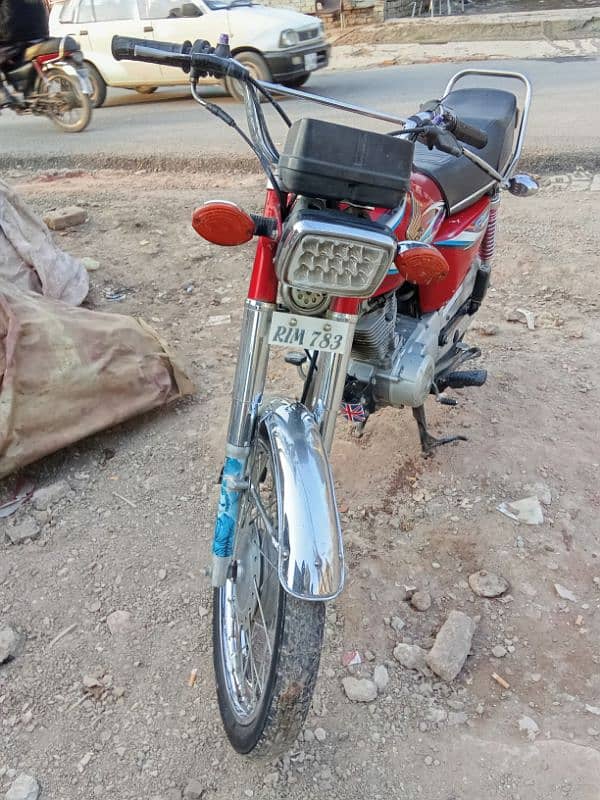 Honda 125 Model 2015 for sale RAWALPINDi 2