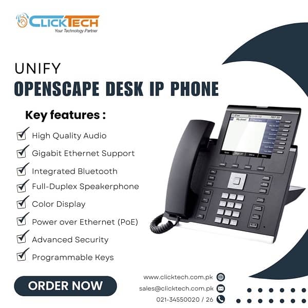 Unify IP 55G IP Phone Poe Supported Available In Bulk qty 3