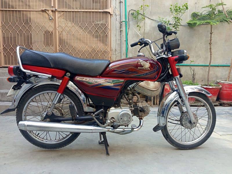 2020 Honda CD 70 All Punjab Number Excellent condition 1