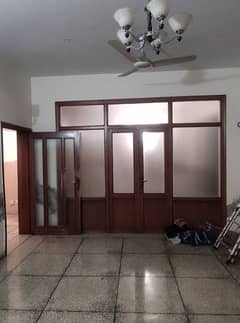 Wood and glass Partition