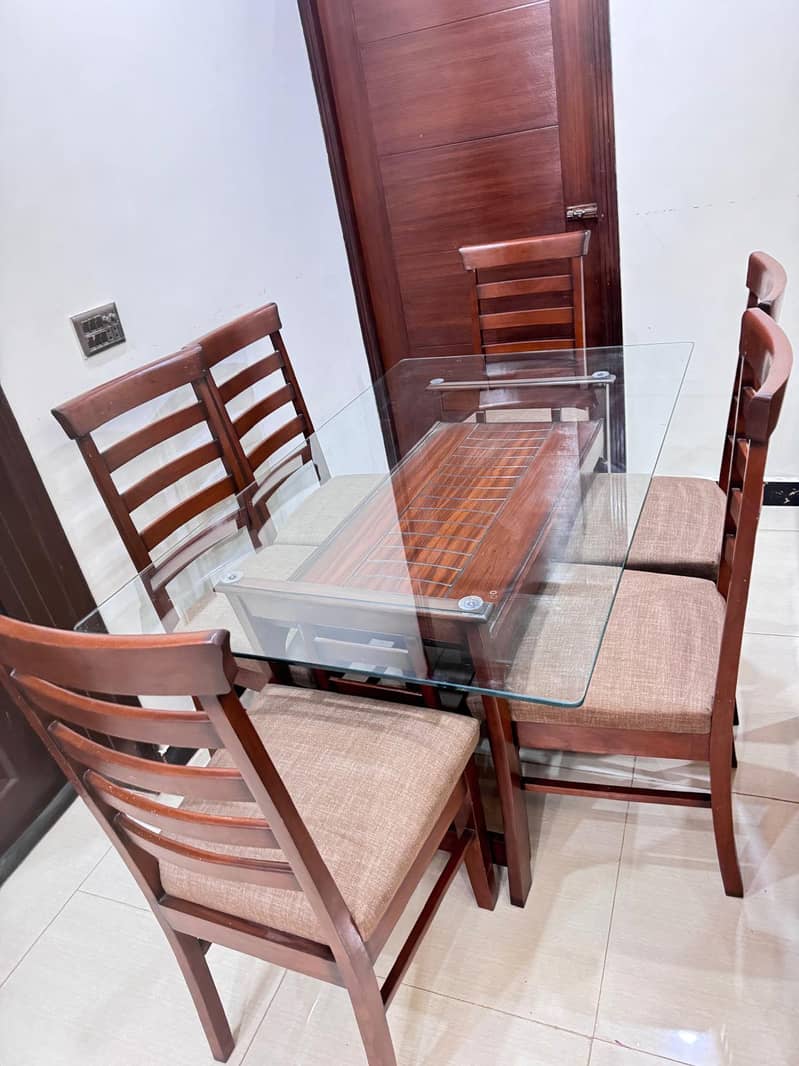 dining | dining table | glasstop dining table | six chair dining 0