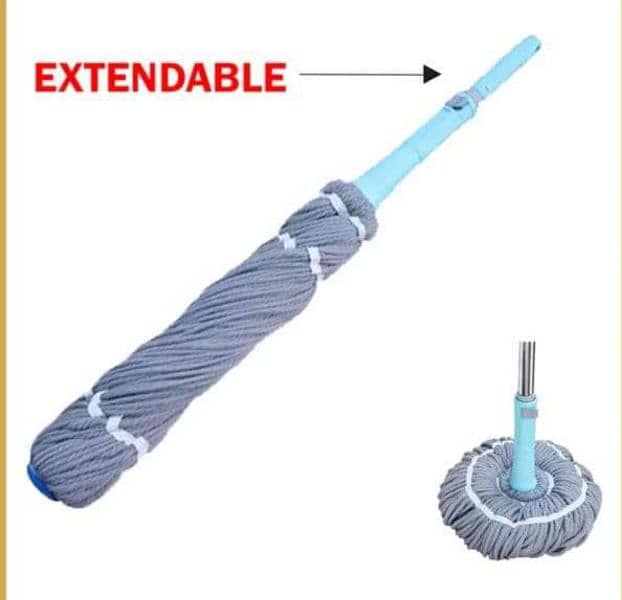 Extendable Twist Mop Fine Fiber Floor Mop  i 1