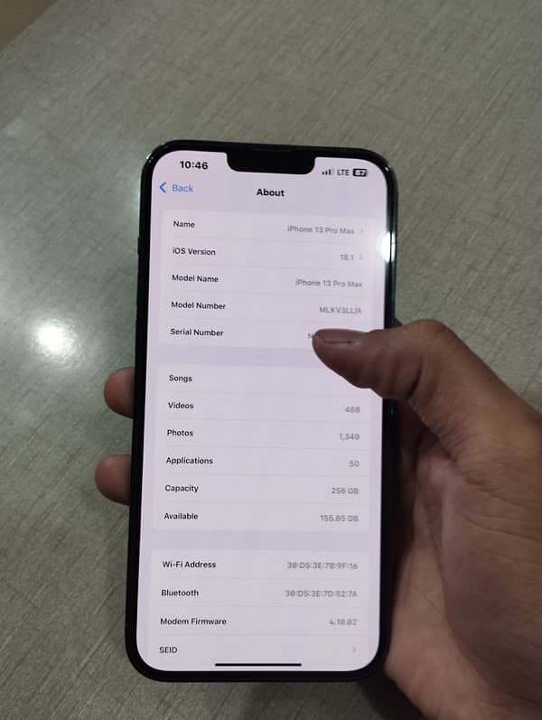 Iphone 13 Pro Max (256 GB) non PTA 4