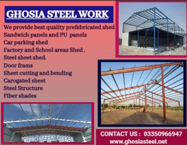 catel sheds, dairy sheds, industrial steel structure & Fiber Shed 0