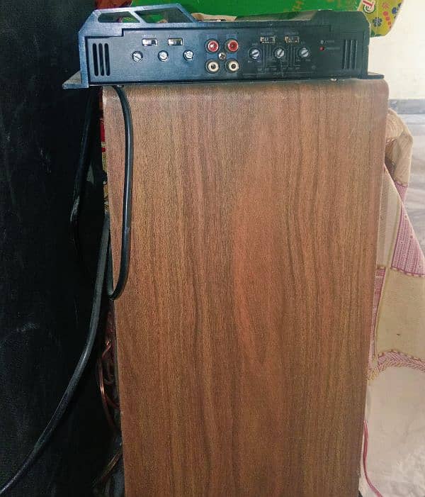 Kenwood woofer and amplifier rock mars original hai 6