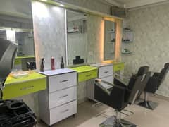 running beauty salon setup / equipment beauty salon business for sale