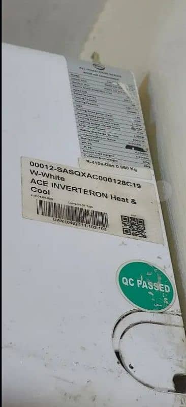 Pel 1.5 ton DC inverter heat and cool 1