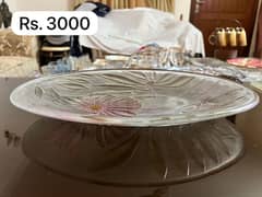 Heavy Glass Dish