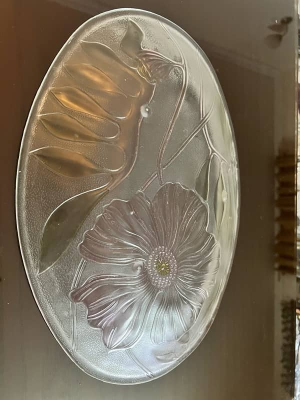 Heavy Glass Dish 1