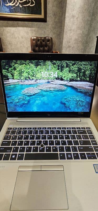 HP Elitebook Core i5 8th Gen, 250GB SSD, 8GB RAM, 10 Point Touch 6