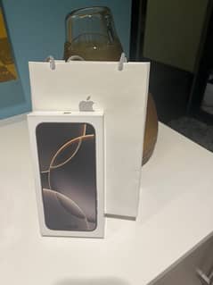 iPhone 16 pro max 256 natural titanium LLA model