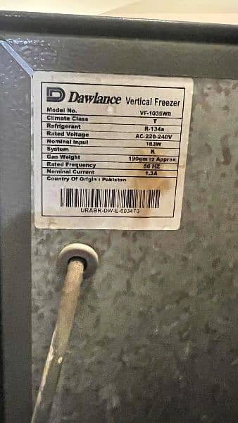 Dawlance Freezer 3