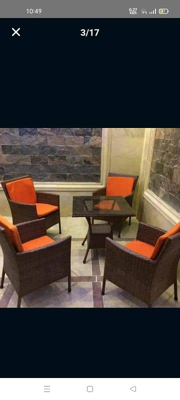 CAFE'S RESTAURANT HOTEL OUTDOOR RATAN FURNITURE AVAILABLE FOR SALE 4