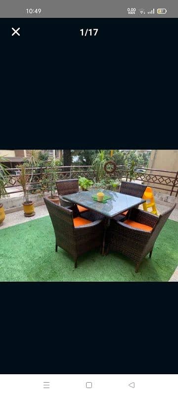 CAFE'S RESTAURANT HOTEL OUTDOOR RATAN FURNITURE AVAILABLE FOR SALE 5