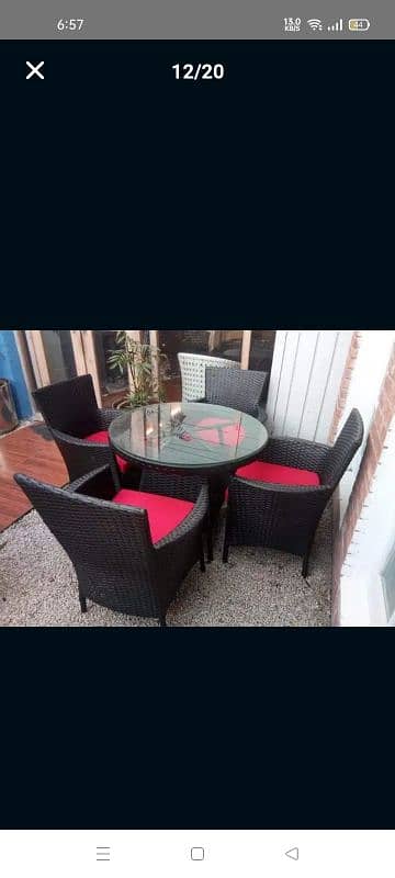 CAFE'S RESTAURANT HOTEL OUTDOOR RATAN FURNITURE AVAILABLE FOR SALE 6