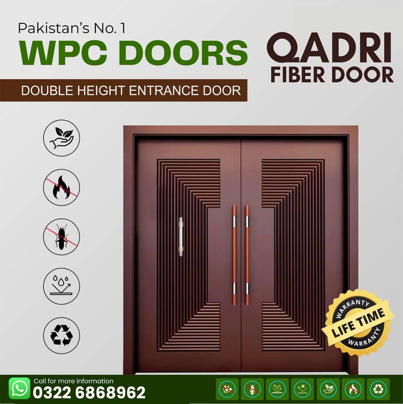 Fiber doors - Wooden doors - WPC Doors - Chokhat - Water Proof Door 1