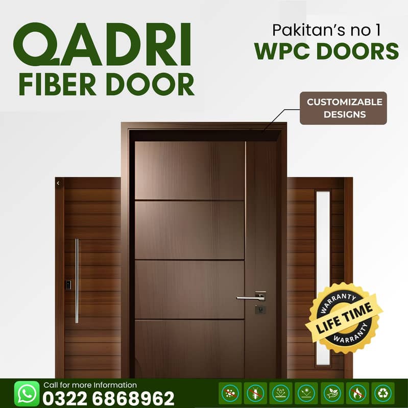 Fiber doors - Wooden doors - WPC Doors - Chokhat - Water Proof Door 1