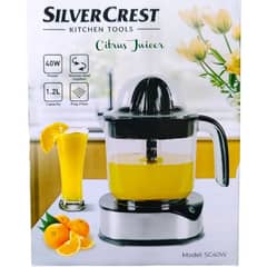 SILVER CREST ELECTRIC CITRUS JUICER  JUICE MACHINE 130 WATTS