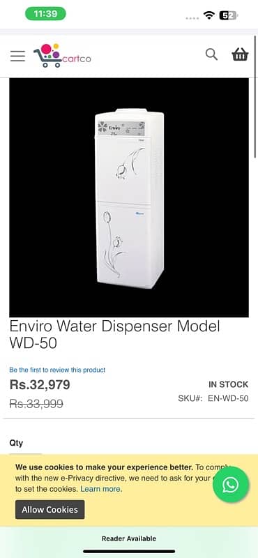 enviro water dispenser 2