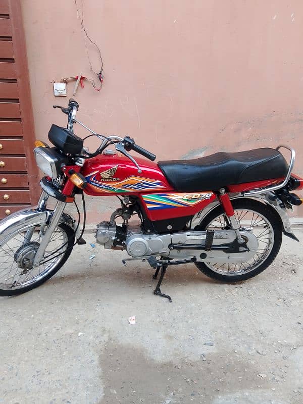 Honda cd 70 excellent condition urgent sale 5