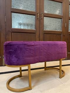 royal purple velvet couch