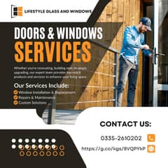 Upvc Windows/Aluminium Windows/Glass work/Fabrication