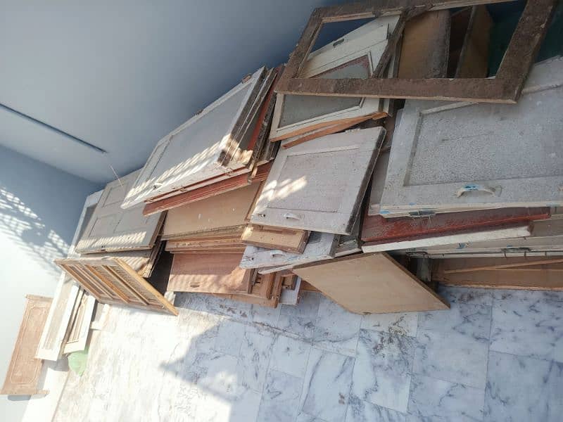 Old Wood Door and cabinets 2