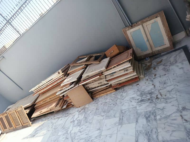 Old Wood Door and cabinets 3