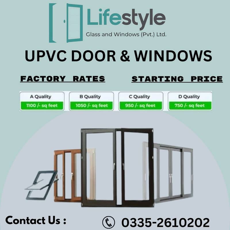 Glass work/Fabrication/Upvc Windows/Aluminium Windows 0