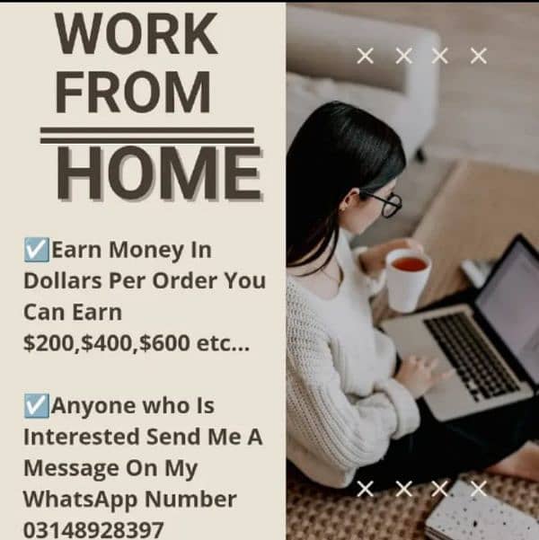 Work From Home And Earn Money Online 1