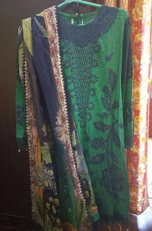 Mushq 3 piece lawn dress 2