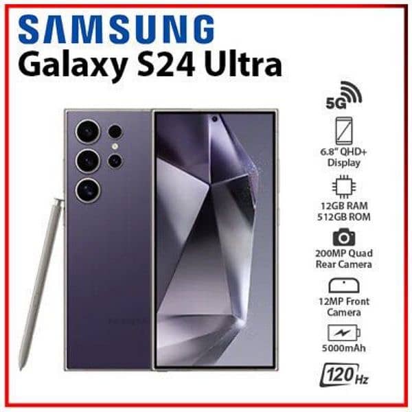 *Box Pack* Samsung S24 Ultra 12/512 Non PTA 3