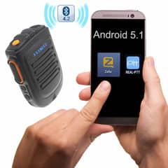 Zello Wireless New Bluetooth B01 Phone Convert to PTT Walkie Talkie