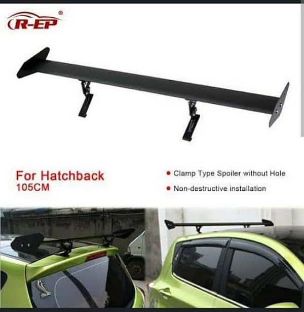 car spoiler all models avalable without clour 5