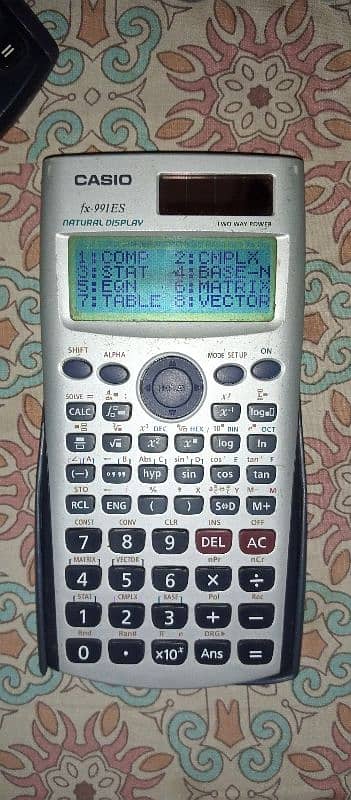 CASIO ORIGINAL CALCULATOR SOLAR AND CELL MODEL fx- 991ES 3