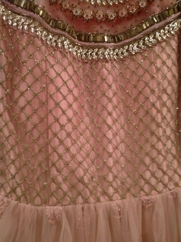 pink and golden maxi for sale just 3500 4