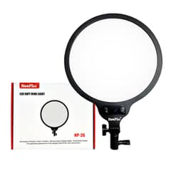 Neepho 26cm Led Soft Ring Light With 360 Rotating Pan Tilt