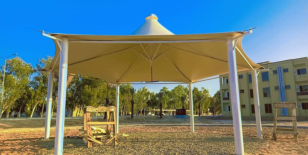 Tensile Fabric Structure - Tensile Roofing Structure - Waterproof She 11