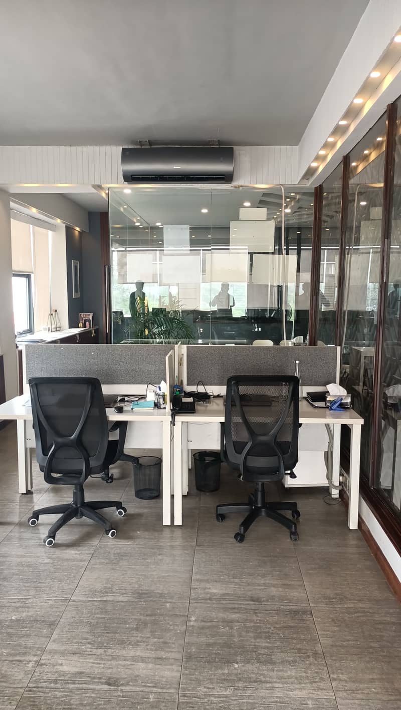 Fully Furnished Office Available For Rent In Mm Alam Road Gulberg Main Boulevard 8