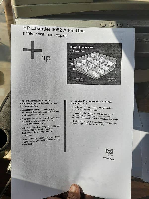 printer hp laser jet 3052 2