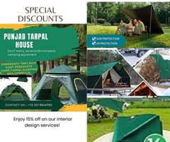 Tarpal /Green Net | WATER PROOF TARPAL | Mosquito Net |