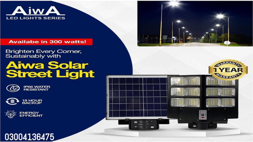 Solar Street Light / Street Light / Flood Light / pole Light 6