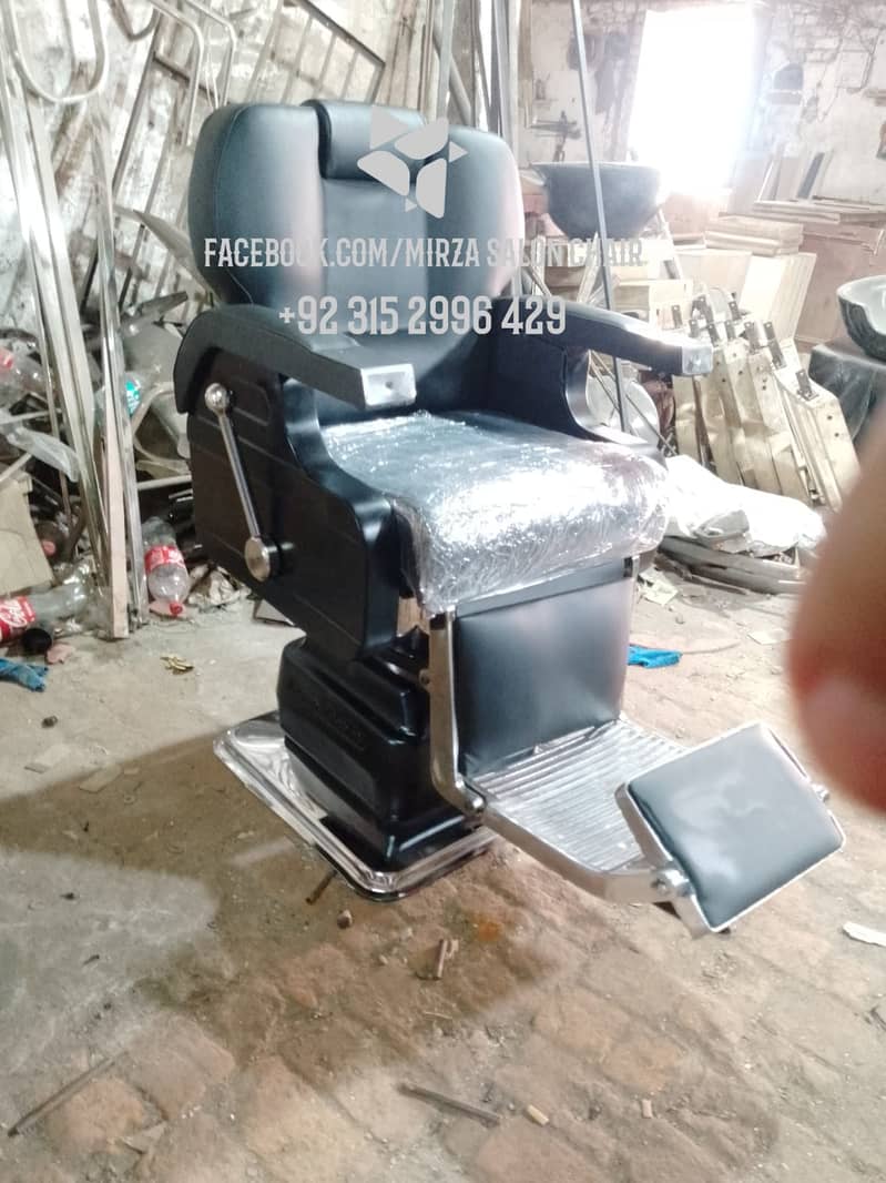 Saloon chair / Barber chair/Cutting chair/Massage bed/ Shampoo unit 7