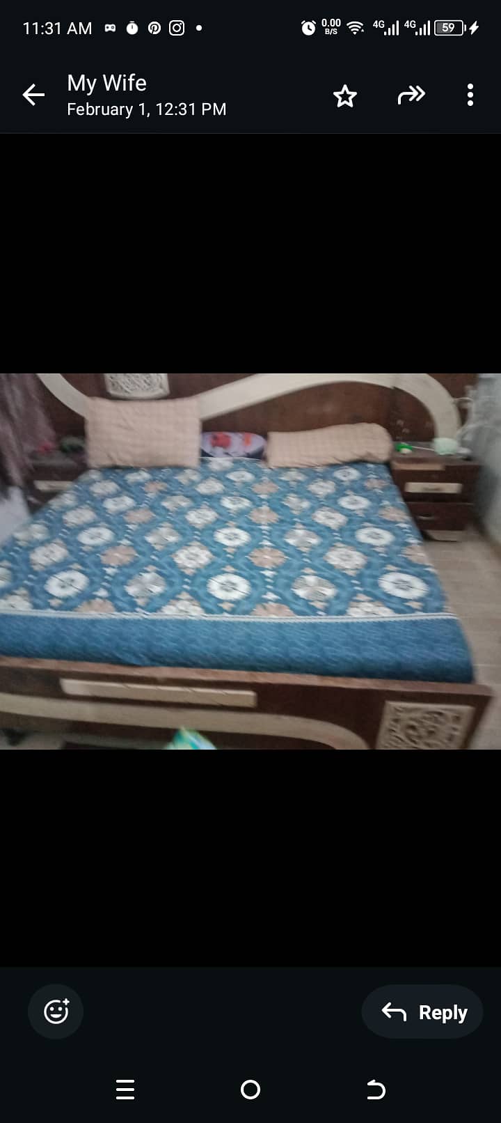 Furiture for sale ( bed,cuboard,and dressing table) 2