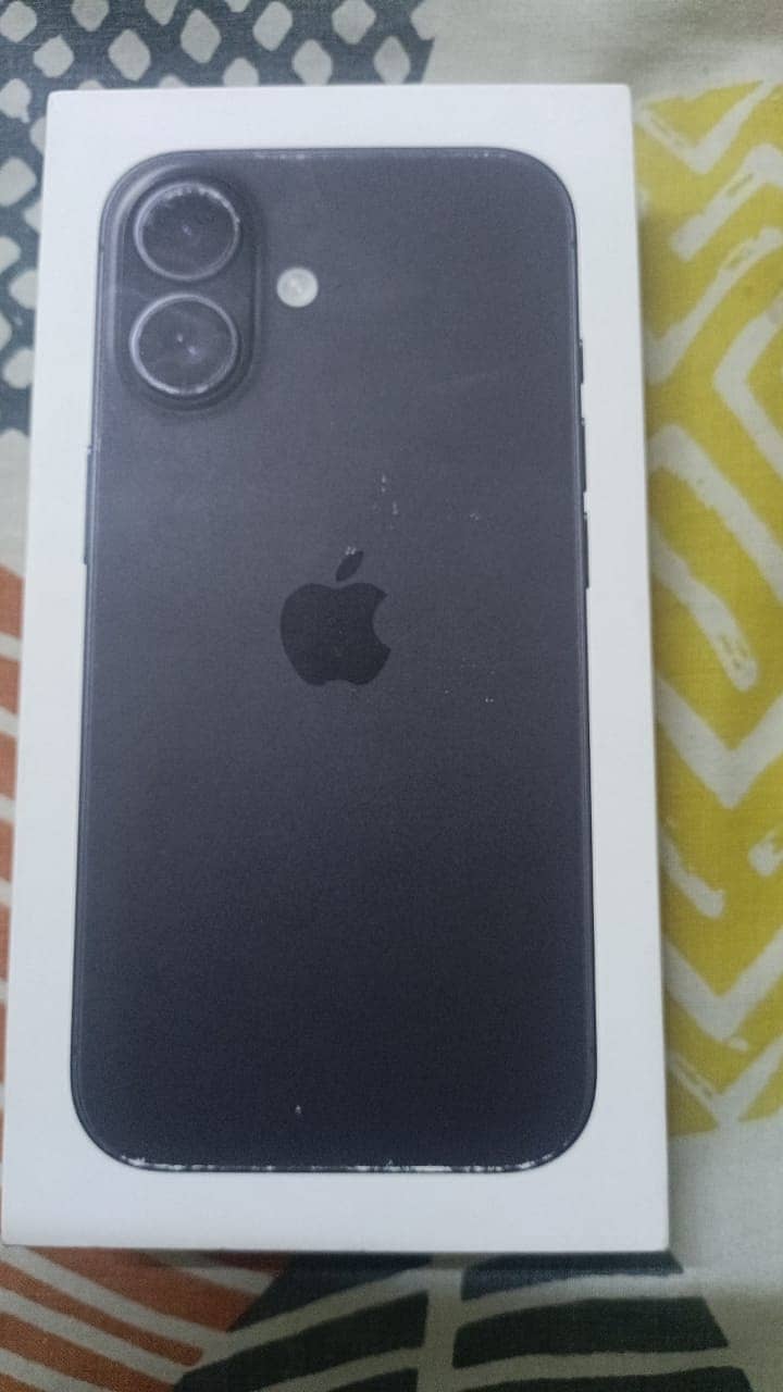 Apple iPhone 16 (  5G 128 GB - BLACK -Brand new india version 1