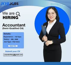 Female required for Accounts and Finance Position