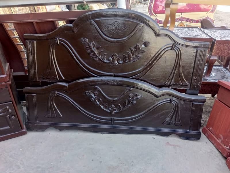 bed set / king size bed / double bed / wooden bed / poshish bed / bed 1