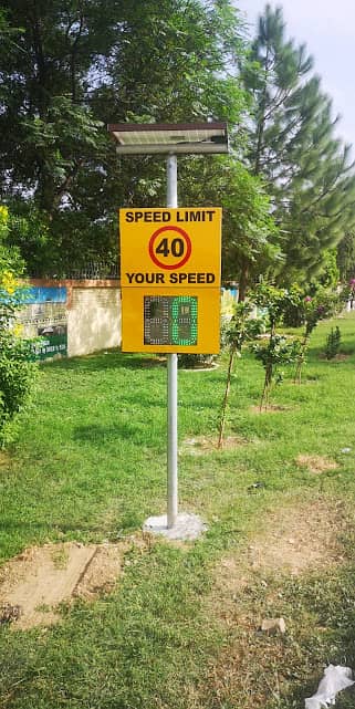 Installation of Solar Radar Speed Sign & Services 4