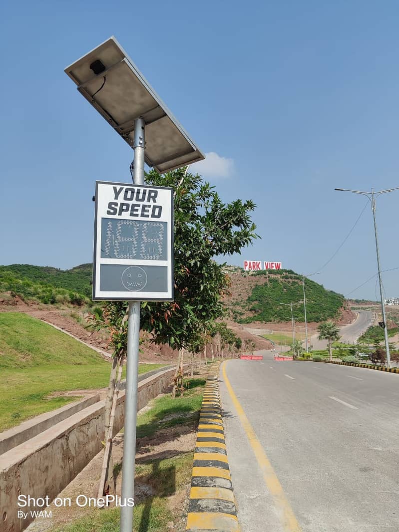 Installation of Solar Radar Speed Sign & Services 6